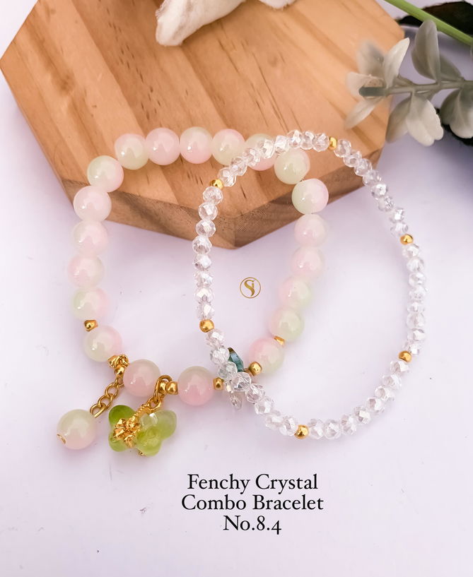 2 Fenchy Crystal  Bracelets Combo Wholesale Shop In Surat
